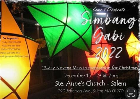 simbang gabi 2022